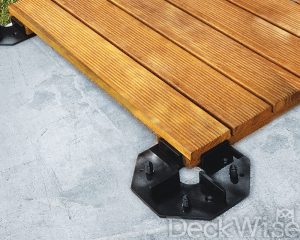 ipe tile with deck tile connector